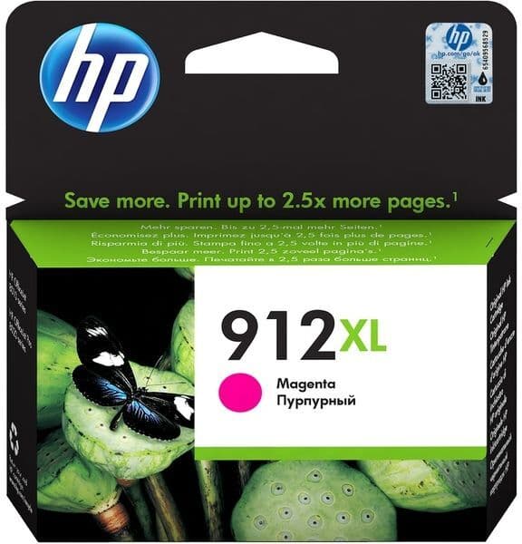 HP Inktcartridge 912XL (3YL82AE) Magenta Hoge capaciteit