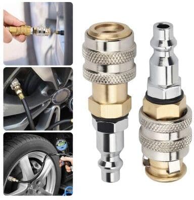 Multicon Wholesale Hub Brass Lock On Air Chuck Set, FNPT, Quick Connect For Tire Inflator Gauge, Durable Tire Valve Tool For Cars Brass Lock On Air Chuck Set, FNPT, Quick Connect For Tire Inflator Gauge, Durable Tire Valve Tool For Cars