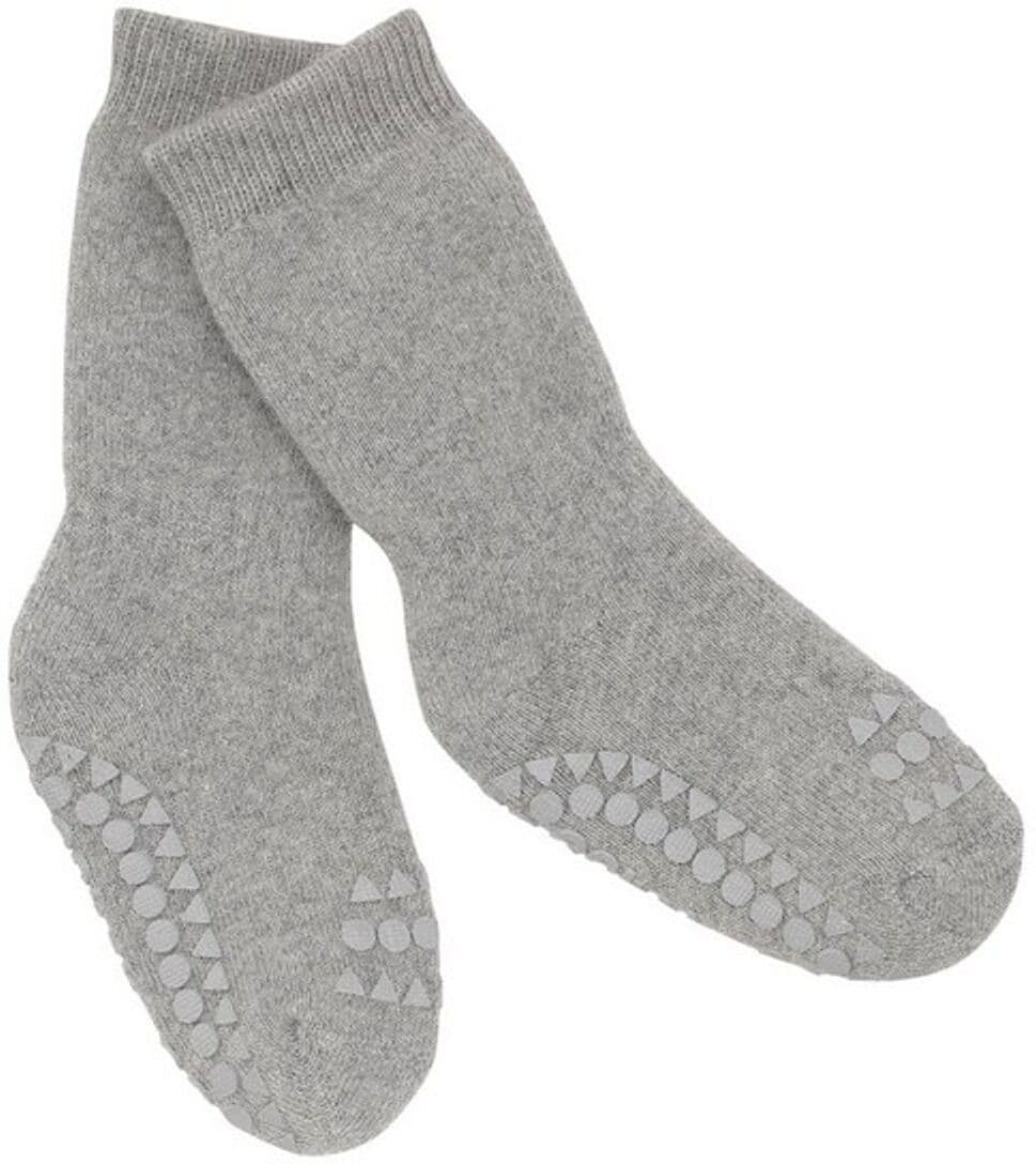 Go Baby Go Gobabygo Krabbesokker I Bomull, Grey Melange (2-3y (Size 23-26))