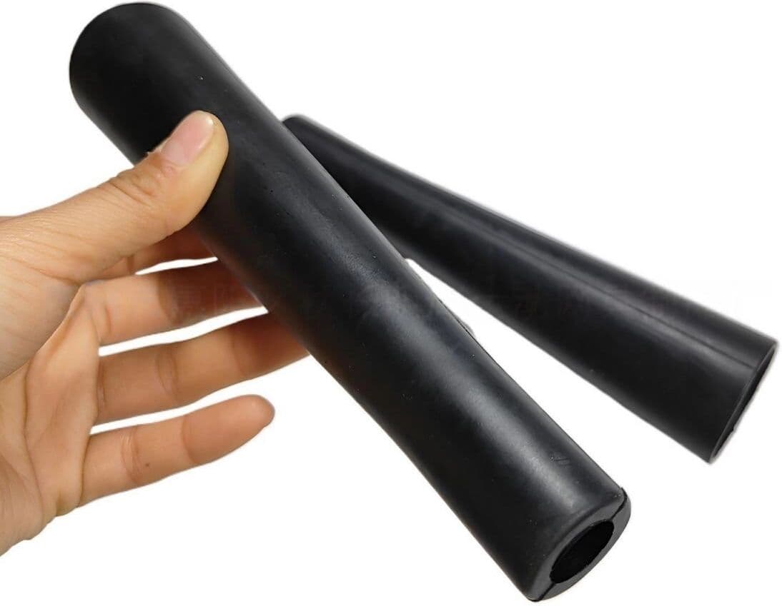 INF Ersatz-Ballbecher für Batting-Tee – schwarzer Gummibecher, Glockenform, passt für 48mm Rohre, schlagfest