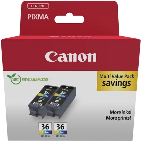 CLI-36 CL color ink twin-pack