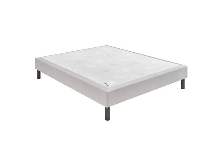 Sommier Nature confort médium 18 cm - Epeda gris souris 140x200
