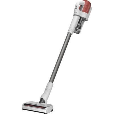 MIELE Akku-Hand-und Stielstaubsauger "Duoflex HX1 Akku Staubsauger, 2in1-Funktion, 3,15 kg leicht", bunt (weiß, terrarot), B:26cm H:125cm T:26cm, Akkusauger, Brilliantweiß Spacegrey Terrarot