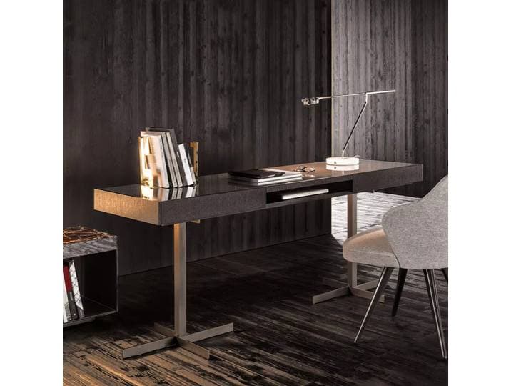Bureau de direction moderne et luxueux avec table d'ordinateur en MDF durable pour patron ou directeur