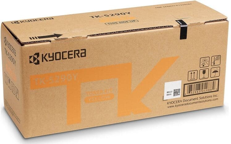 Kyocera TK-5290Y Toner Yellow 13K Pgs 1T02TXANL0