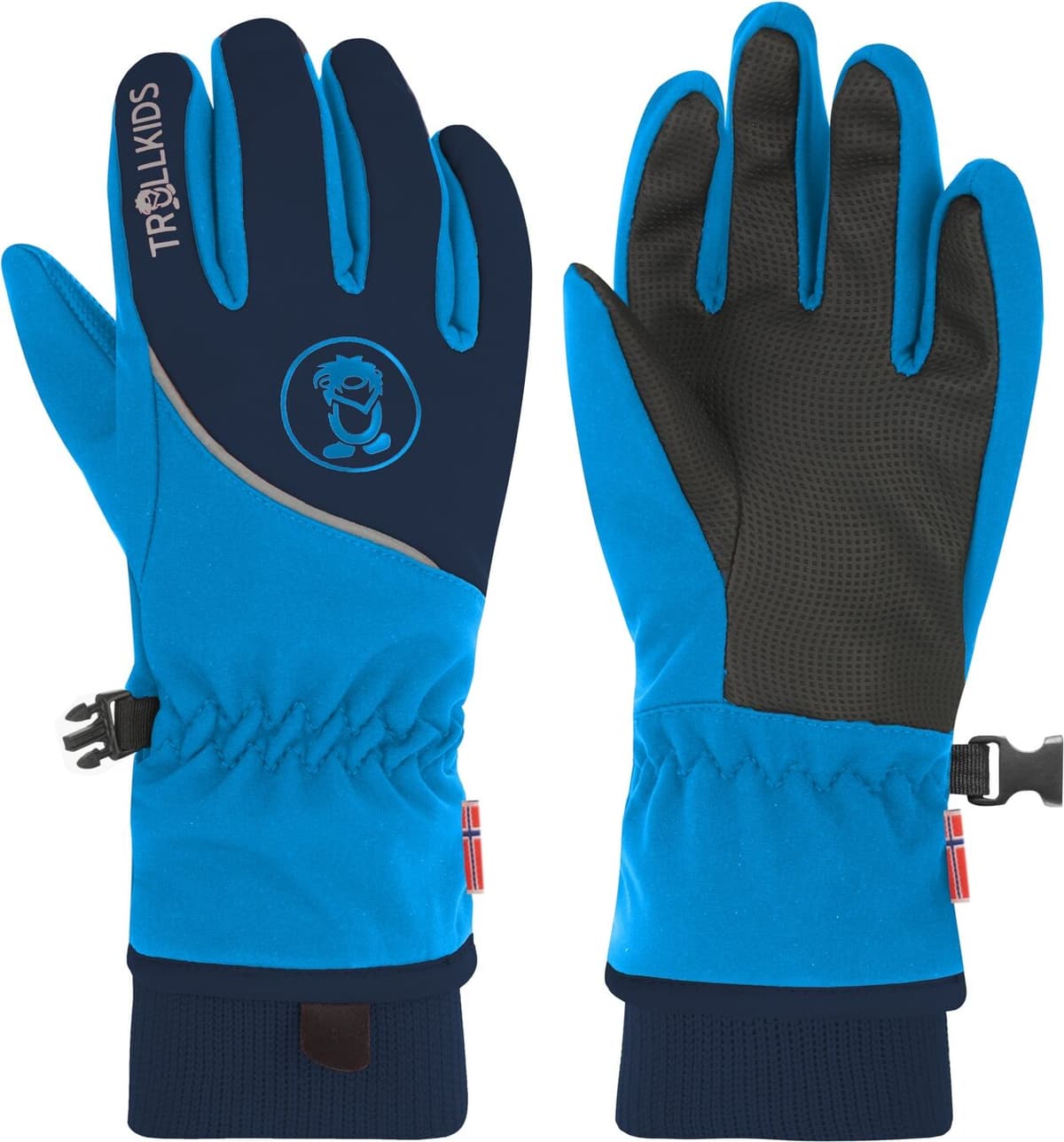 Skihandschuhe TROLLKIDS "KIDS TROLLTUNGA GLOVE", Kinder, Gr. 6 (11Y/12Y), navy, medium blau, Web, Kunstfaser, Handschuhe Skihandschuhe, mit Fleece-Futter, für Kinder und Jugendliche geeignet navy, medium blau 6 (11Y/12Y)