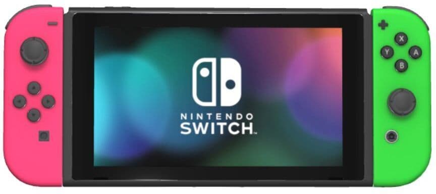 Nintendo Switch 2017   med Spel   Grön/Rosa   2 Handkontroller   The Legend of Zelda: Breath of the Wild