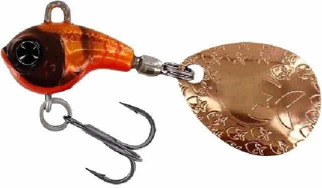 Westin DropBite Tungsten Spin Tail Jig 2cm 13g Fire Craw