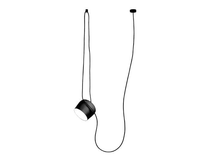 Flos - AIM Small LED-Pendelleuchte mit Baldachin, schwarz