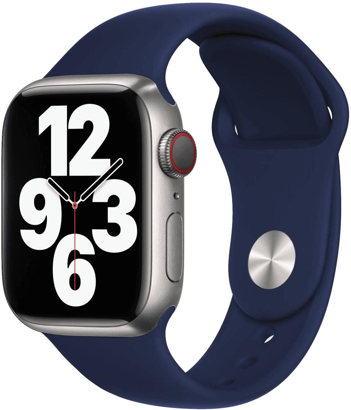 iS Bracelete Apple Watch em Silicone 42/44/45mm M/L - Azul