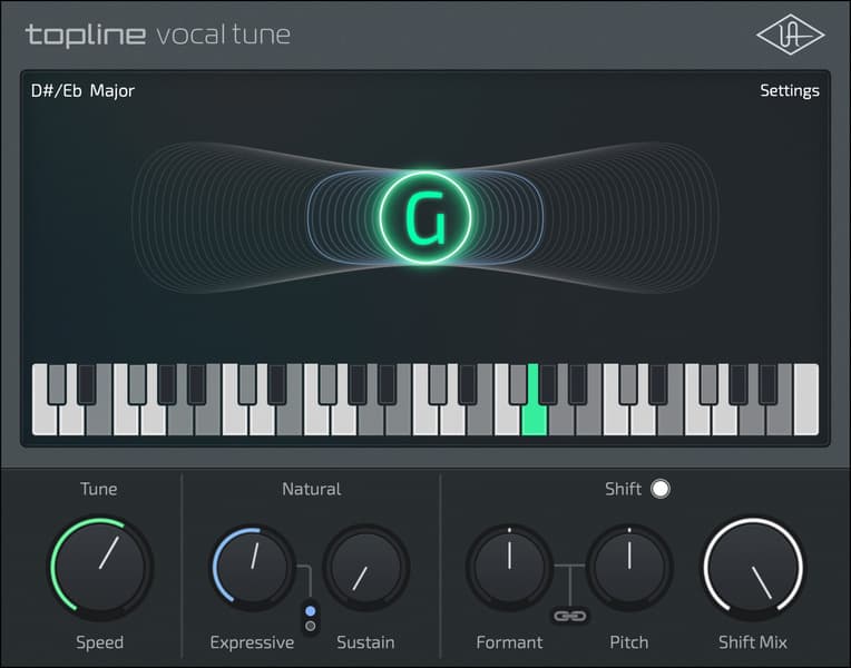 Universal Audio Topline Vocal Tune
