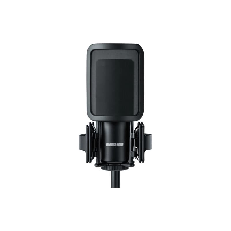 Shure SM4 Kit Ασύρματο Πυκνωτικό Μικρόφωνο Επιτραπέζιο για Φωνητικά Περιλαμβάνει shockmount, detachable magnetic pop filter, and a zipper carrying case