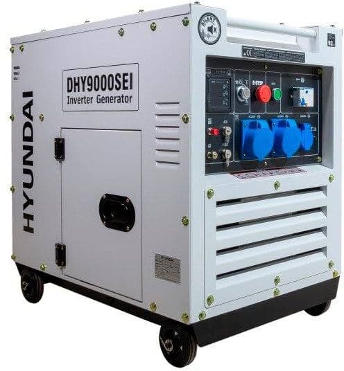 Gerador Diesel Inversor 6.5Kw 230V Hyundai DHY9000SEi