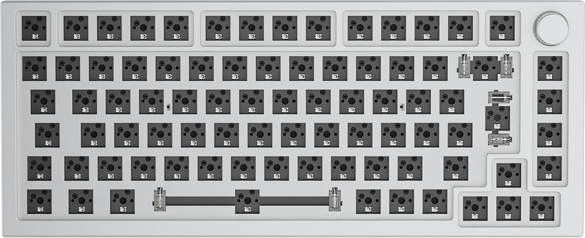 Glorious Gmmk Pro 75% Barebone Iso White Ice
