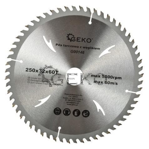 GEKO Sägeblatt, 250x32x60T (G00146)