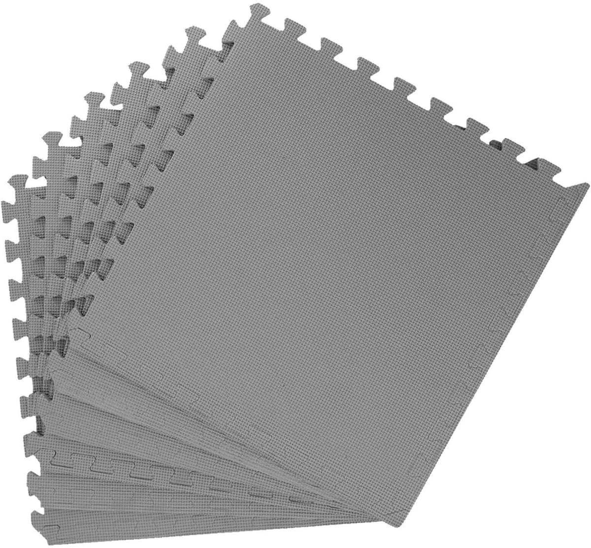 vidaXL Tapis de sol de piscine 40 pc Gris 14,4 m² Mousse EVA