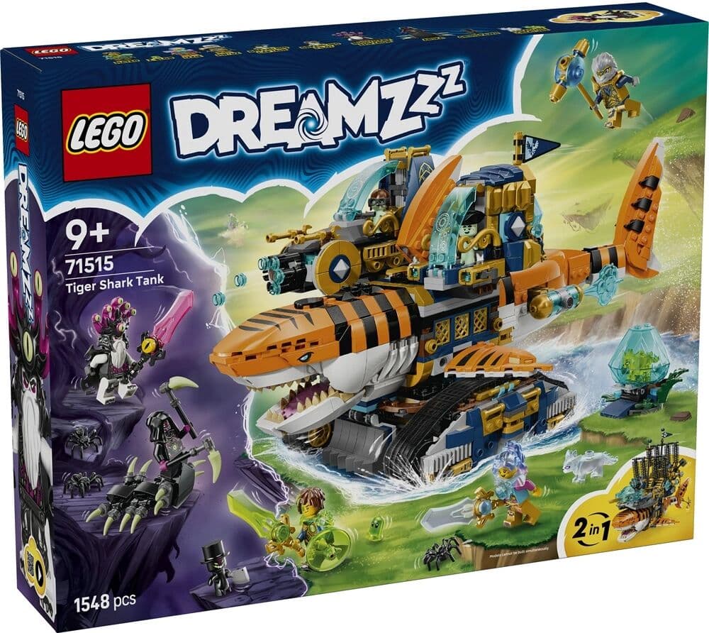 Lego DreamZzz - Tigriscápatank (71515) Játék