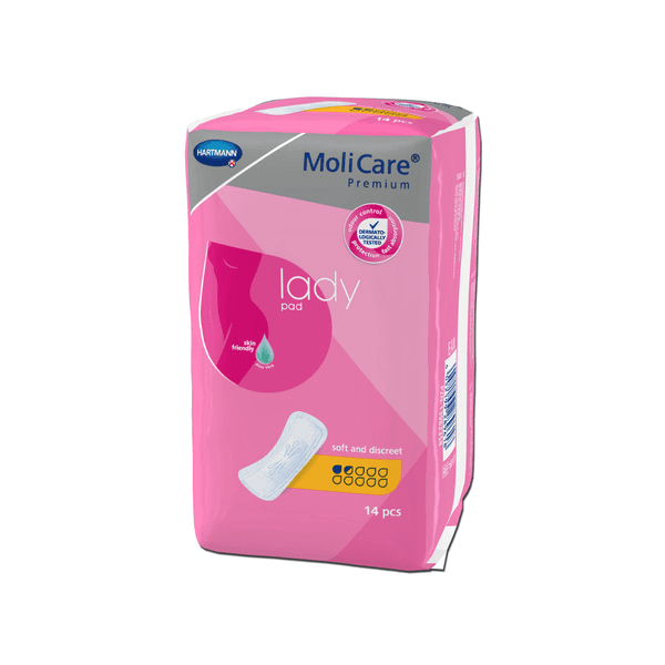 Hartmann Molicare Premium Lady Pads 1.5 goutte - 24 paquets de 14 protections