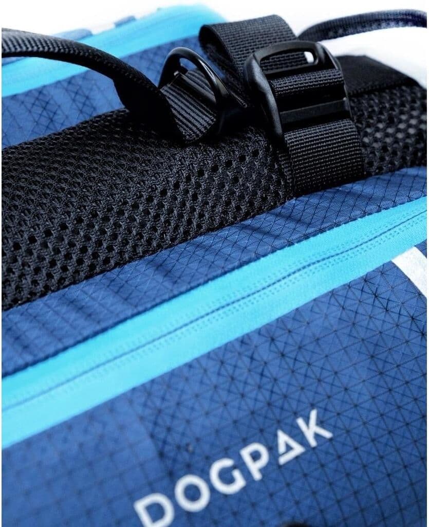 Hunde-Geschirr "DOGPAK Moab Lite Hunderucksack M", blau, Tiergeschirre, Hunde-Geschirr, Rucksack und Wandergeschirr für Hunde aus «Die Höhle der Löwen» blau Einheitsgröße