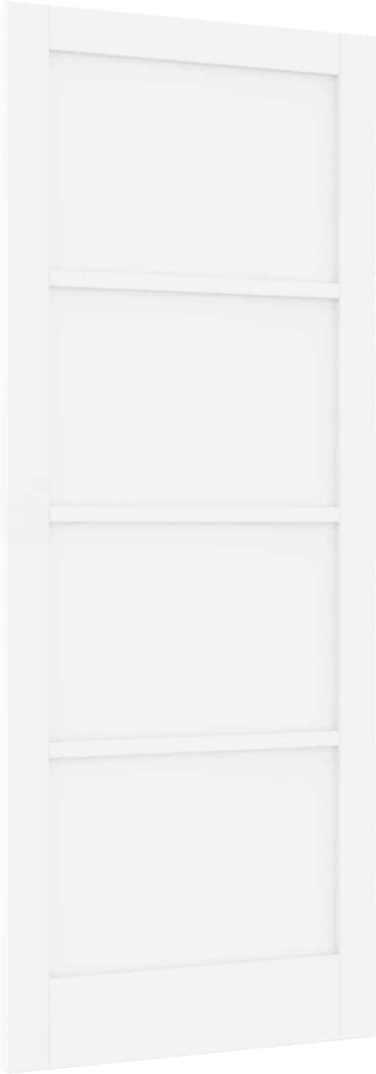 vidaXL Porte intérieure 86 x 211 cm Contreplaqué Blanc
