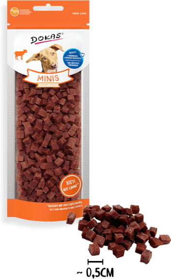 Dokas Mini Snacks de Cordero 9 uds x 70g