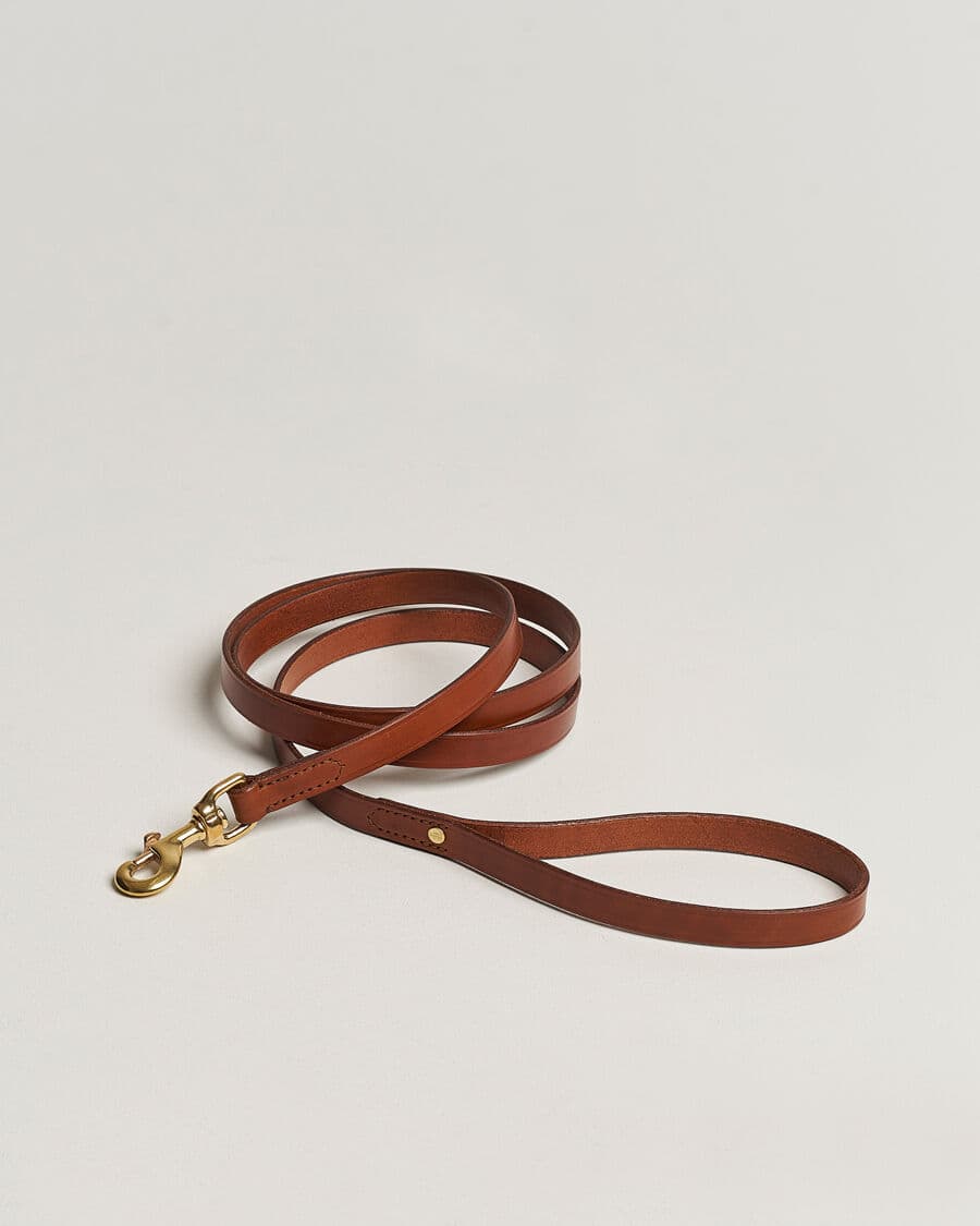 Tärnsjö Garveri Leather Dog Leash Light Brown men 18MM Brun