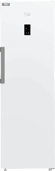 Frigorífico una puerta - Beko B3RMLNE444HW, No Frost, 186.5 cm, 365l, Puerta Reversible, Tecnología HarvestFresh, Blanco