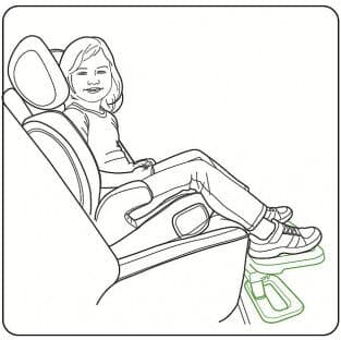 Nordbaby Kneeguardkids4 - Knästöd För Bilen