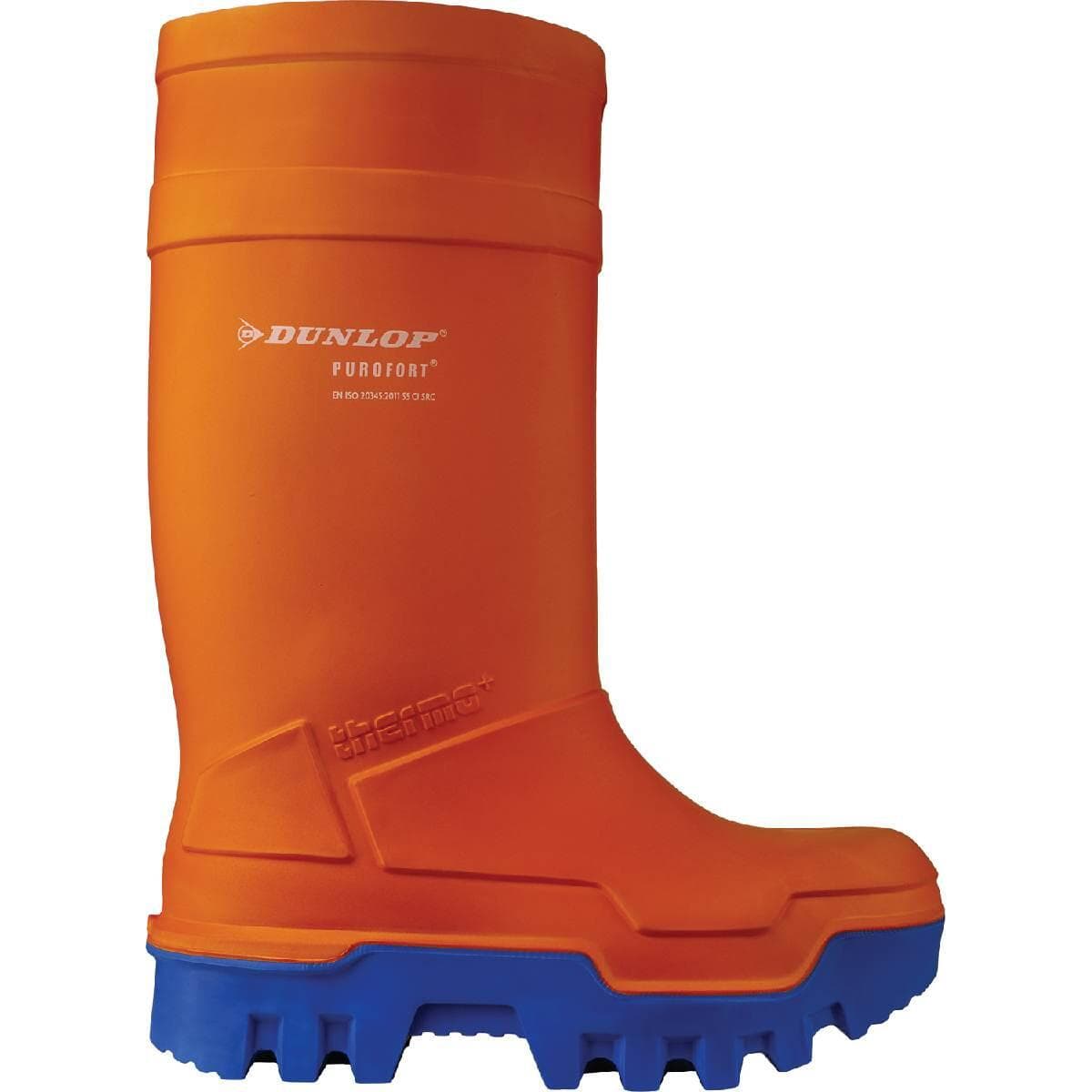 Dunlop Winter, Purofort THERMO, BAU S5, orange, Durchtrittschutz, mit Stahlkappe, Größe 43