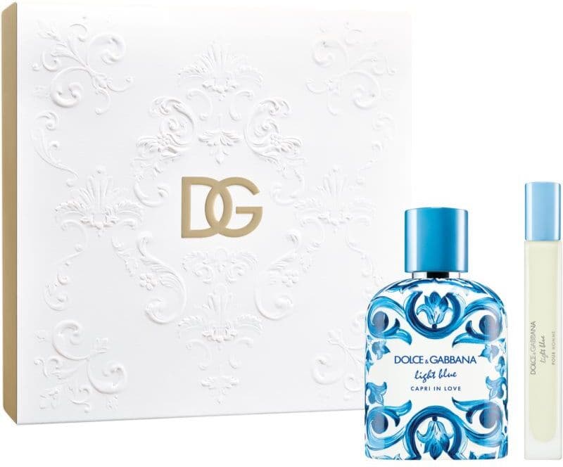 Dolce&Gabbana Light Blue Capri In Love Pour Homme Gift Set σετ δώρου για άντρες