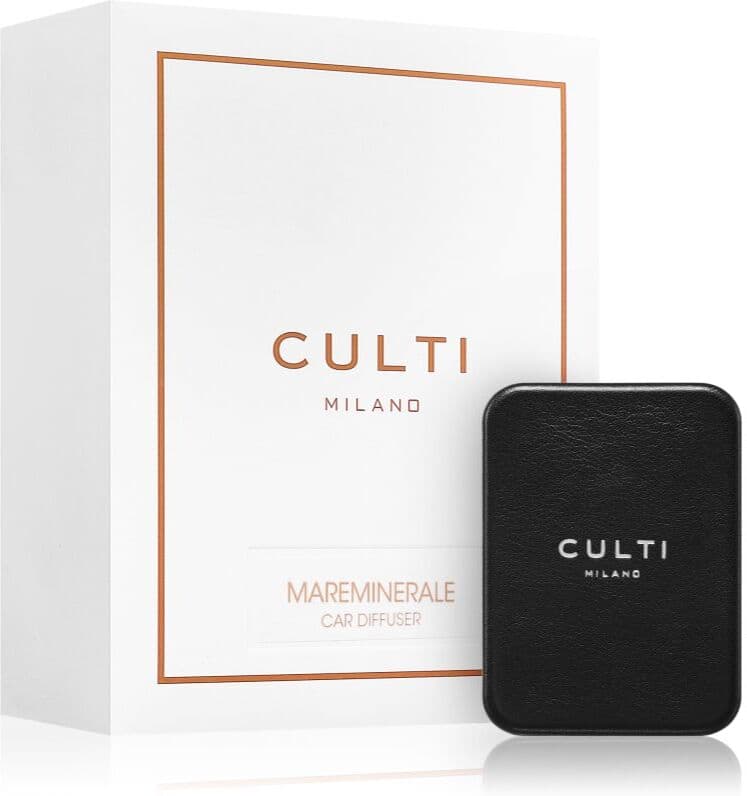 Culti Milano Car Diffuser Black Mareminerale car air freshener + one refill 1 pc