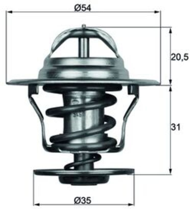Thermostat d'eau MAHLE TX 15 84D