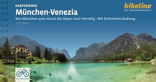 Esterbauer Verlag - Radfernweg München-Venezia: Von München quer durch die Alpen nach Vendig • Mit Dolomiten-Radweg, 1:75.000, 600 km, GPS-Tracks Download, LiveUpdate (Bikeline Radtourenbücher) - Preis vom 19.10.2026 19:33:35 h