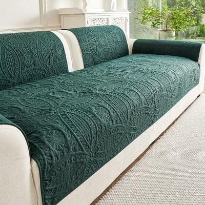 Uplift Picks Waterproof Pet Sofa Cover Washable Couch Protector Dog Cat Furniture Cover dark Green 70x70 Cm 27.5x27.5 In