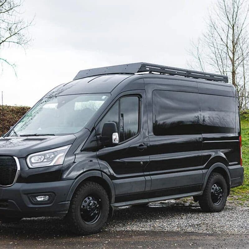 NONE Custom Color Aluminum/Steel Roof Rack for Transit Van