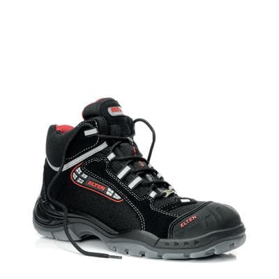Sicherheitsschuh ELTEN "SANDER Pro" Gr. 46, schwarz (schwarz, rot), 46, Obermaterial: 100% sonstige Fasern AF., Schuhe