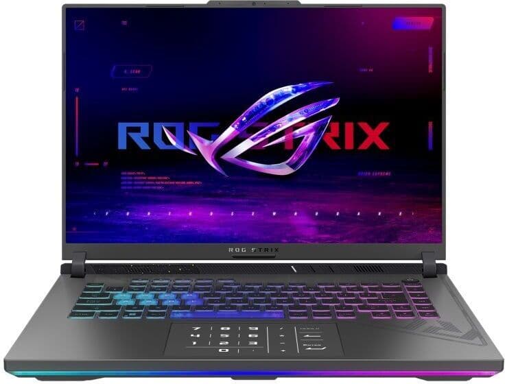Asus ROG Strix G16 G614   i9-13980HX   16"   32 GB   1 TB SSD   Eclipse Gray   WUXGA   RTX 4050   Bakgrundsbelyst tangentbord   Win 11 Pro   US