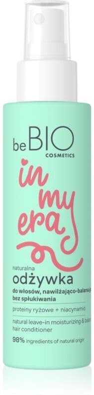 beBIO In My Era Natural Moisturizing & Balancing après-shampoing sans rinçage en spray pour cheveux normaux 100 ml