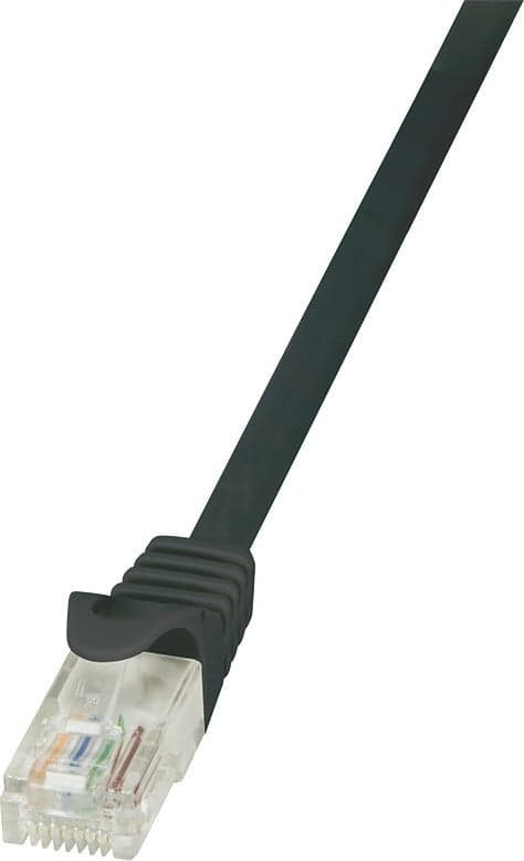 LogiLink Patchkabel EconLine Kat. 6 U/UTP zwart 10,0 m