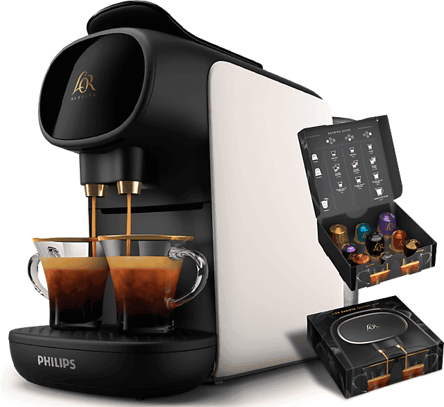 REACONDICIONADO Seminuevo Muy bueno Cafetera de cápsulas - ‎Philips ‎LM9012/00, 1450 W, 19 bar, 0.80 l, Función 2 tazas, Sistema antigoteo, Blanco