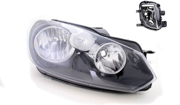 NP24 Scheinwerfer Halogen passend für VW Golf VI 5K1 AJ5 517 08- 13 H7 H15 Re.+ Nebel
