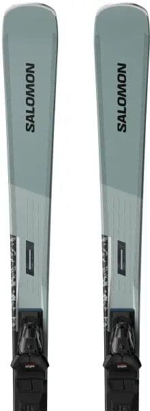 Carving Skis Salomon S/Max 8 + M10 GW (160cm - Wrought Iron/Black)  - Green;Black