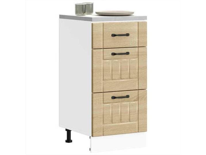 Armoire de Cuisine Lucca Cabinet de cuisine 1 PC Buffet vaisselier bois d'ingénierie - chêne sonoma - 40 x 46 x 81 5 cm@npp23m