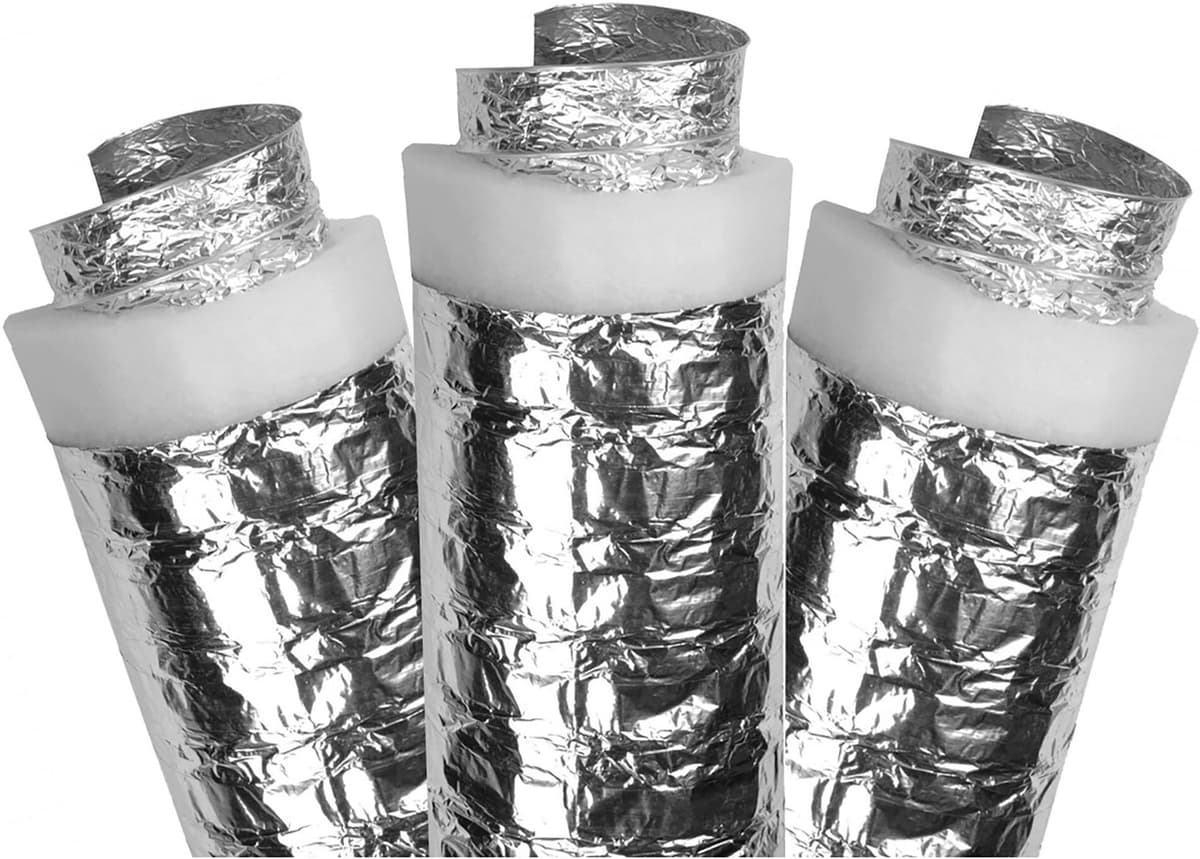Tecnogas TUBO FLESSIBILE ISOLATO  CON PARETE IN ALLUMINIO E POLIESTERE D.102 mm  L 10 m