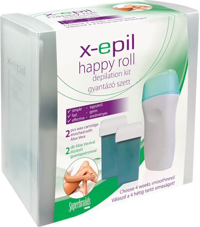 X-Epil Happy roll - szőrtelenítő gyantázó szett