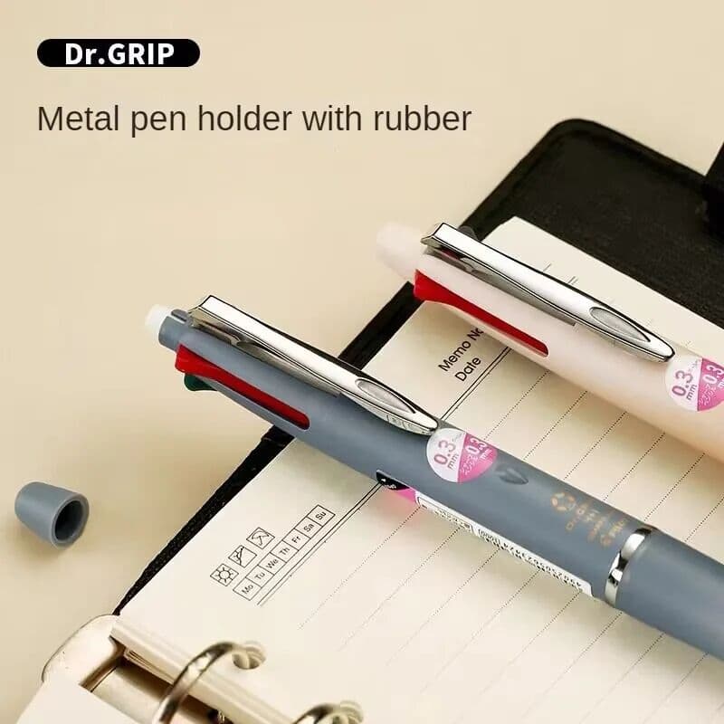 NONE PILOT Dr. Grip 4+1 Multifunctional Pen 0.7/0.5mm 4-color Ballpoint Modular Pen 0.3/0.5mm Mechanical Pencil Stationery Supplie