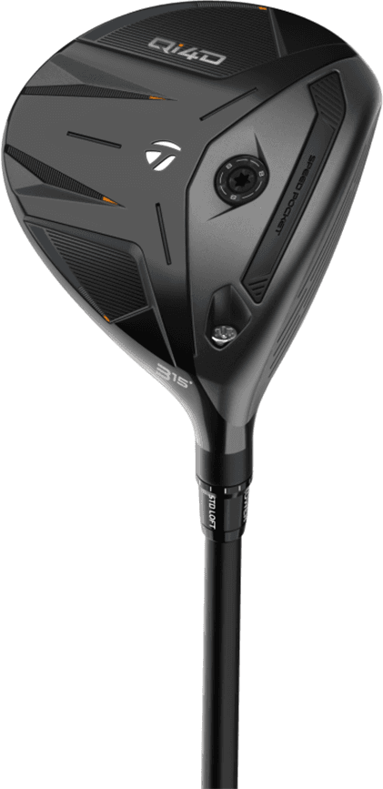 Taylormade Qi4d Fairway, Höger (Vanligast), Reax Fw 55 - Regular, 5/18