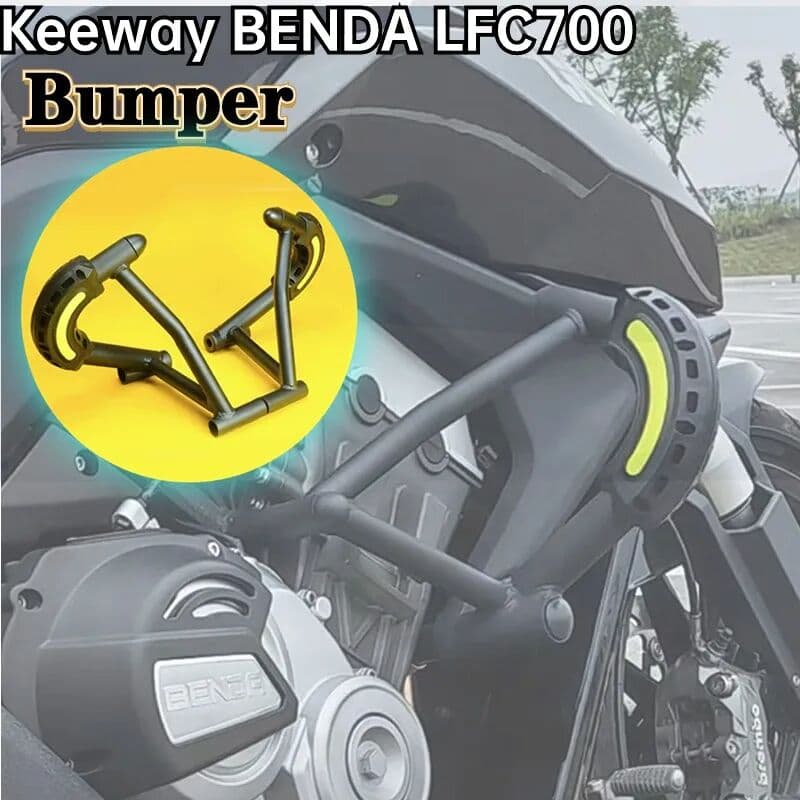 NONE For Keeway BENDA LFC700 LFC 700 Motorcycle Accessories Bumper Guard Bar Fall Protection Keeway BENDA LFC700