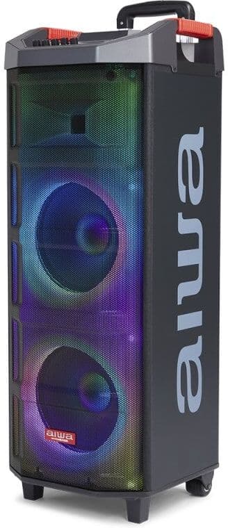 Aiwa KBTUS-710 Altifalante Portátil Bluetooth com Karaoke 700W + 2 Microfones