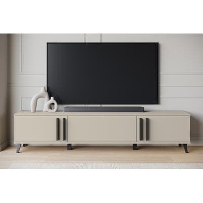 Home affaire "Helsinki, TV-Kommode Breite 180cm" 1 Stk. tlg. modernes Design, 3 Klapptüren
